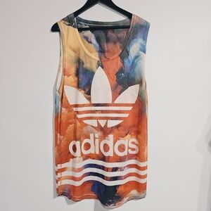 ADIDAS Women's Multi color Pullover Tunic Swimsuit Coverup